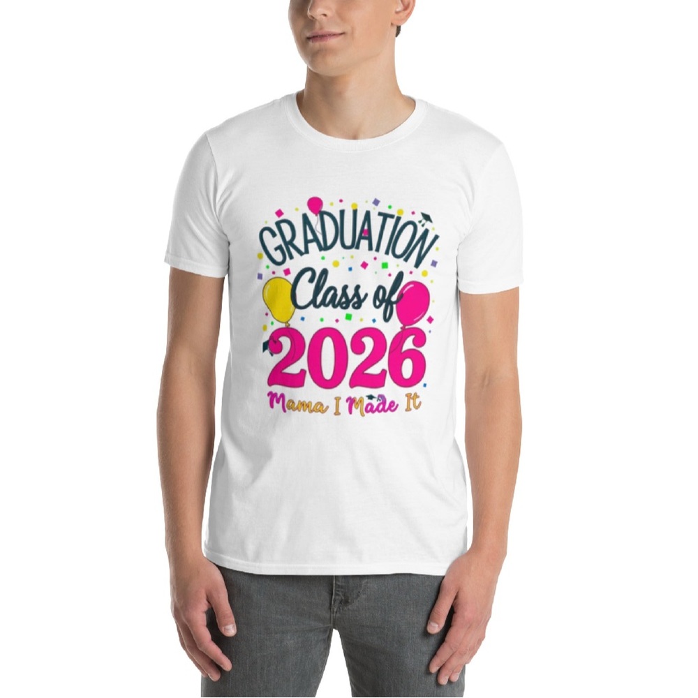 Graduation Class of 2026 Graphic Tee - White